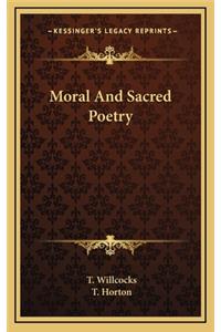 Moral and Sacred Poetry