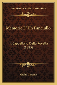 Memorie D'Un Fanciullo