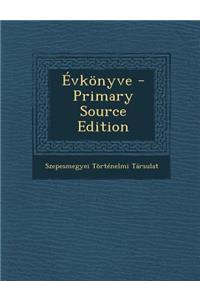 Evkonyve