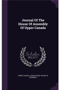 Journal of the House of Assembly of Upper Canada