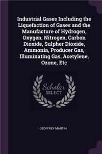 Industrial Gases Including the Liquefaction of Gases and the Manufacture of Hydrogen, Oxygen, Nitrogen, Carbon Dioxide, Sulpher Dioxide, Ammonia, Producer Gas, Illuminating Gas, Acetylene, Ozone, Etc
