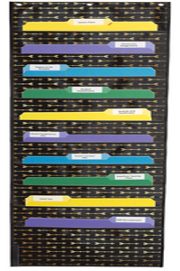 Storage: Gold Arrows Pocket Chart