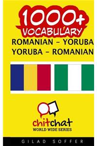 1000+ Romanian - Yoruba Yoruba - Romanian Vocabulary