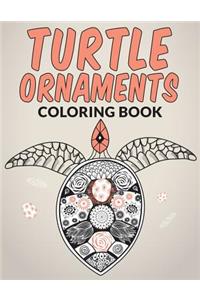 Turtle Ornaments Coloring Book