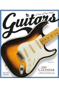 Guitars Wall Calendar 2019