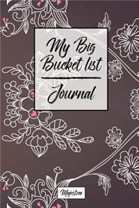 My Big Bucket List Journal