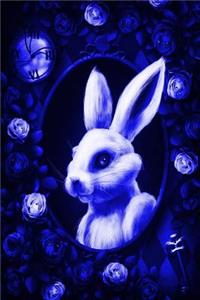 Alice in Wonderland Modern Journal - Inwards White Rabbit (Royal Blue)