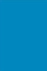 Journal Rainwater Blue Simple Plain Rainwater Blue