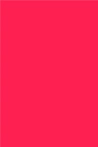 Journal Hot Pink Color Simple Plain Pink