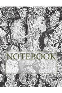 Notebook: River Pebbles, Rydal Water, Lake District. Plain (8.5 X 11): Plain Paper Notebook