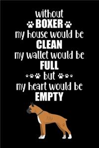 Without Boxer My House Would Be Clean