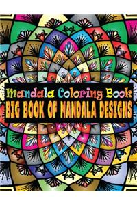 Mandala Coloring Book Big Book Of Mandala Designs