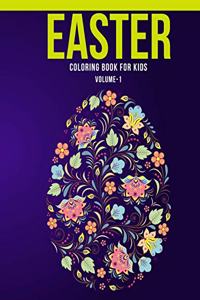 Easter Coloring Book For Kids (Volume-1)