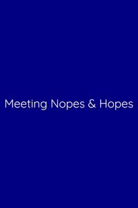 Meeting Nopes & Hopes Notebook