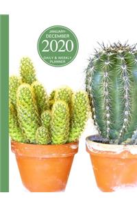 January - December 2020 Daily & Weekly Planner
