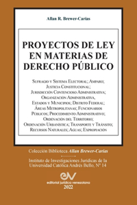 Proyectos de Ley En Materias de Derecho Público (1965-2011).