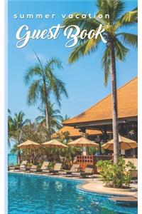 Summer Vacation Guest Book