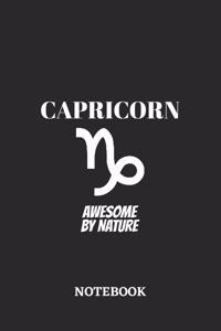 Capricorn Awesome by Nature Notebook