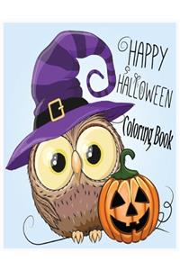 Happy Halloween Coloring Book