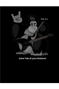 Guitar Tabs & Lyrics Notebook