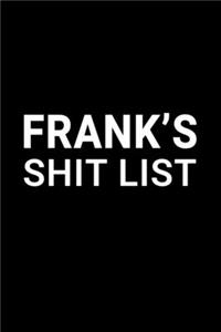Frank's Shit List
