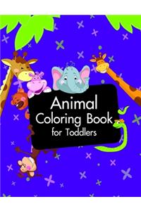 Animal Coloring Book for Toddlers