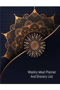 Weekly Meal Planner And Grocery List