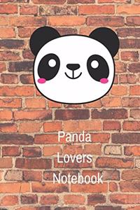 Panda Lovers Notebook: Journal for Animal Lovers of the Panda Persuasion Remember Those Important Things by Using This Notebook for Your Reminders