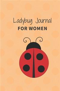 Ladybug journal for women