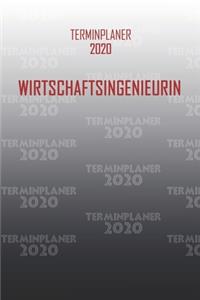 Terminplaner 2020 Wirtschaftsingenieurin