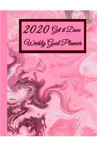 Get It Done 2020 Weekly Planner