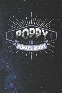 Poppy Is Always Right
