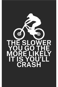 The slower you go the more likely it is youll