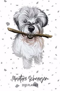 Miniature Schnauzer 2020 Planner