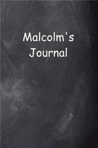 Malcolm Personalized Name Journal Custom Name Gift Idea Malcolm