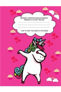 Primary Composition Notebook Grades K-2 (5/8