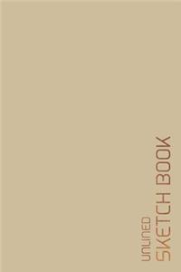 Unlined Sketch Book