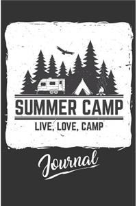 Summer Camp Journal - Live, Love, Camp