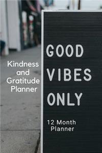 Kindness and Gratitude Planner