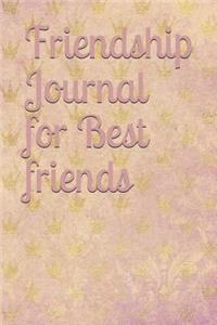 Friendship Journal for Best Friends