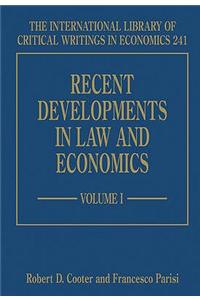 Recent Developments in Law and Economics