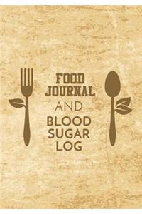 Food Journal and Blood Sugar Log