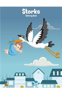 Storks Coloring Book 1