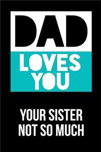 Dad Loves You Your Sister Not So Much