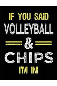 If You Said Volleyball & Chips I'm in