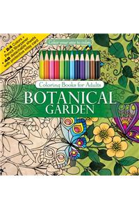 Botanical Garden: Color Your Way to Calm [With Relaxation Music CD Included for Stress Relief]