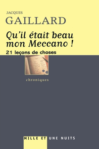 Qu'il était beau mon Meccano