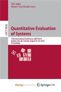 Quantitative Evaluation of Systems