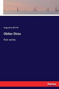 Obiter Dicta