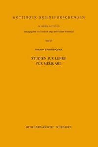 Studien Zur Lehre Fur Merikare